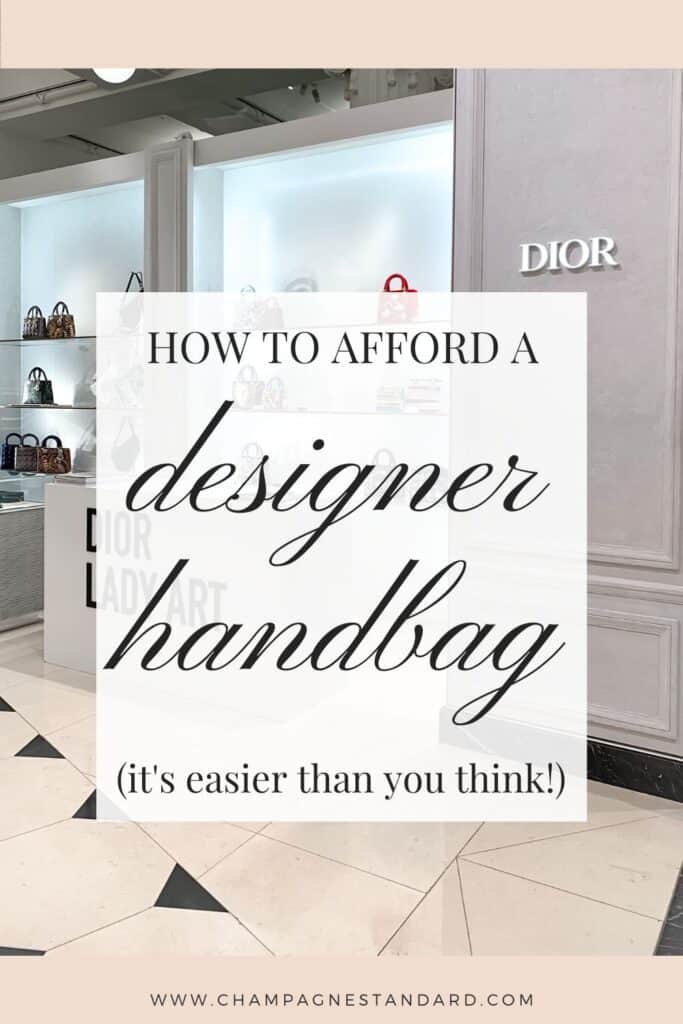 How to afford luxury designer items