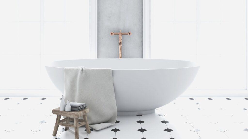 Elegant bath tub