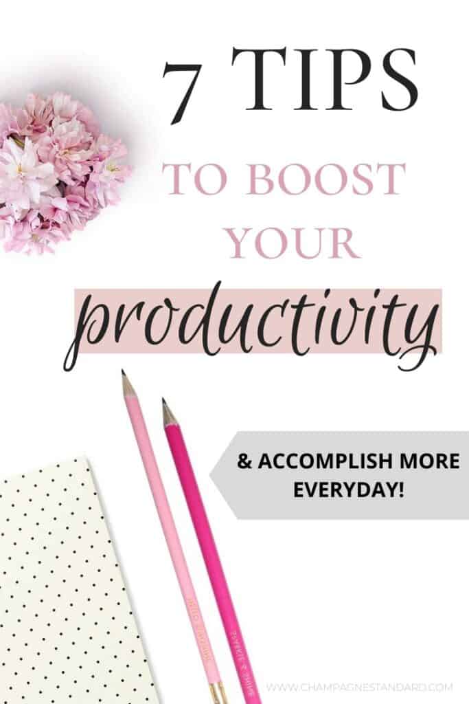 7 tips to boost productivity